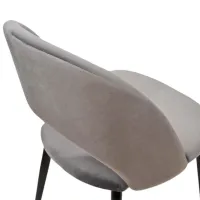 Scaun de bucătărie DecoPrim Aero Stofă/ Gray photo 6