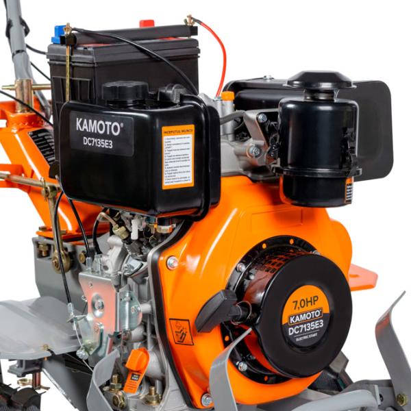 Мотокультиватор Kamoto DC7135E3 4х тактный/ Дизель photo 5 Мотокультиватор Kamoto DC7135E3 4х тактный/ Дизель photo 5