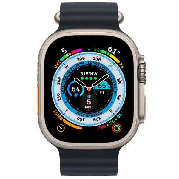 Curelușă extensie Apple Watch Ocean Band Silicon/ 49 mm/ Midnight photo 2 Curelușă extensie Apple Watch Ocean Band Silicon/ 49 mm/ Midnight photo 2