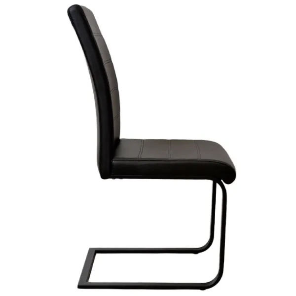 Scaun de birou DecoPrim DC-15 Piele artificială/ Black photo 3 Scaun de birou DecoPrim DC-15 Piele artificială/ Black photo 3