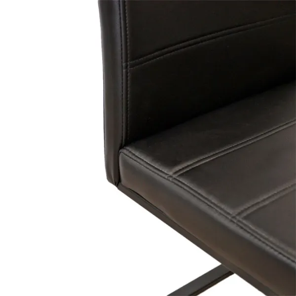 Scaun de birou DecoPrim DC-15 Piele artificială/ Black photo 5 Scaun de birou DecoPrim DC-15 Piele artificială/ Black photo 5