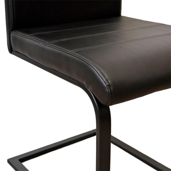 Scaun de birou DecoPrim DC-15 Piele artificială/ Black photo 6 Scaun de birou DecoPrim DC-15 Piele artificială/ Black photo 6