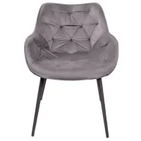 Scaun de bucătărie DecoPrim Lotus Gray Gray photo 2
