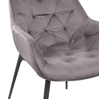 Scaun de bucătărie DecoPrim Lotus Gray Gray photo 5