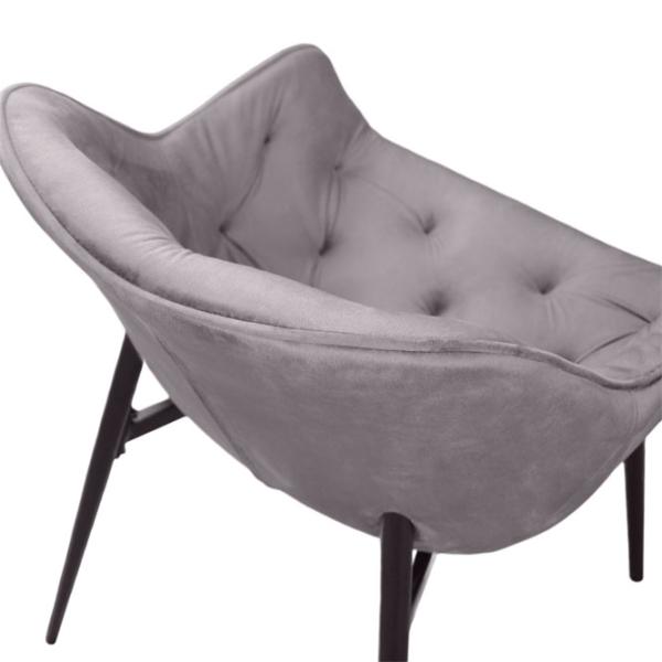 Scaun de bucătărie DecoPrim Lotus Gray Gray photo 7