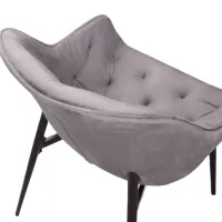 Scaun de bucătărie DecoPrim Lotus Gray Gray photo 7