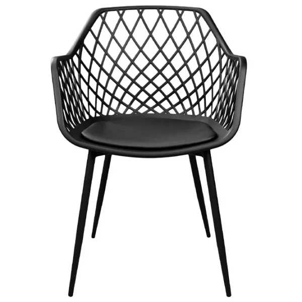 Scaun de bucătărie DecoPrim SL-7019 Piele artificială/ Black photo 2 Scaun de bucătărie DecoPrim SL-7019 Piele artificială/ Black photo 2