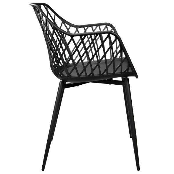 Scaun de bucătărie DecoPrim SL-7019 Piele artificială/ Black photo 3 Scaun de bucătărie DecoPrim SL-7019 Piele artificială/ Black photo 3
