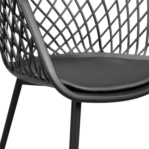 Scaun de bucătărie DecoPrim SL-7019 Piele artificială/ Black photo 5 Scaun de bucătărie DecoPrim SL-7019 Piele artificială/ Black photo 5