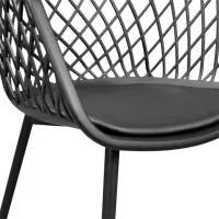 Scaun de bucătărie DecoPrim SL-7019 Piele artificială/ Black photo 5
