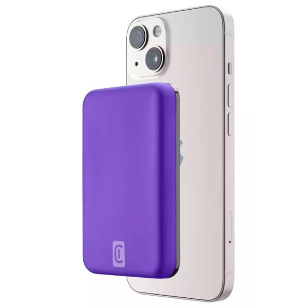 Power Bank Cellularline PBMAGSFCOL5000WIRV 5000 mAh/ Violet photo 3 Power Bank Cellularline PBMAGSFCOL5000WIRV 5000 mAh/ Violet photo 3