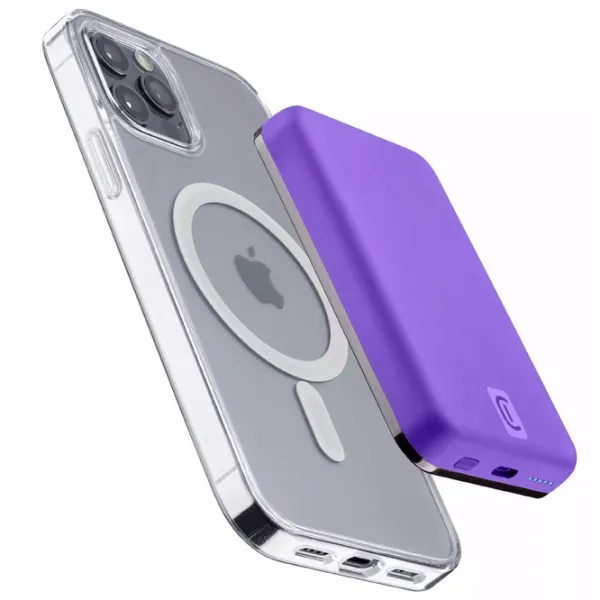 Power Bank Cellularline PBMAGSFCOL5000WIRV 5000 mAh/ Violet photo 7 Power Bank Cellularline PBMAGSFCOL5000WIRV 5000 mAh/ Violet photo 7