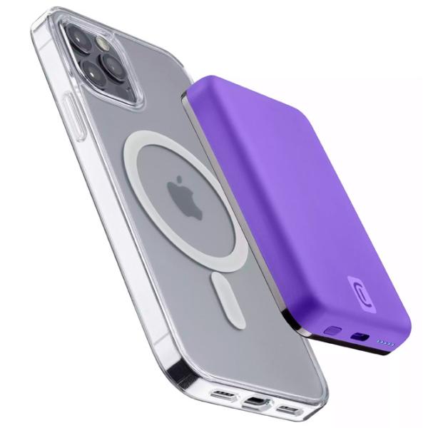 Power Bank Cellularline PBMAGSFCOL5000WIRV 5000 mAh/ Violet photo 7 Power Bank Cellularline PBMAGSFCOL5000WIRV 5000 mAh/ Violet photo 7