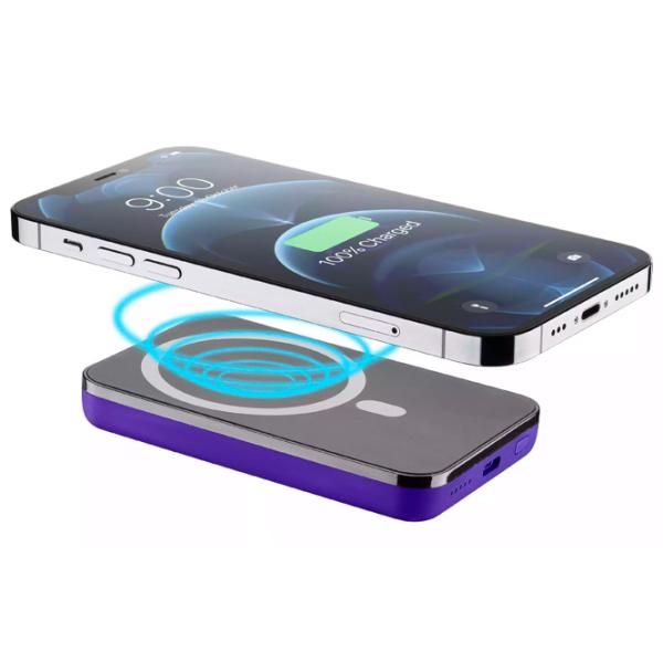 Power Bank Cellularline PBMAGSFCOL5000WIRV 5000 mAh/ Violet photo 9 Power Bank Cellularline PBMAGSFCOL5000WIRV 5000 mAh/ Violet photo 9