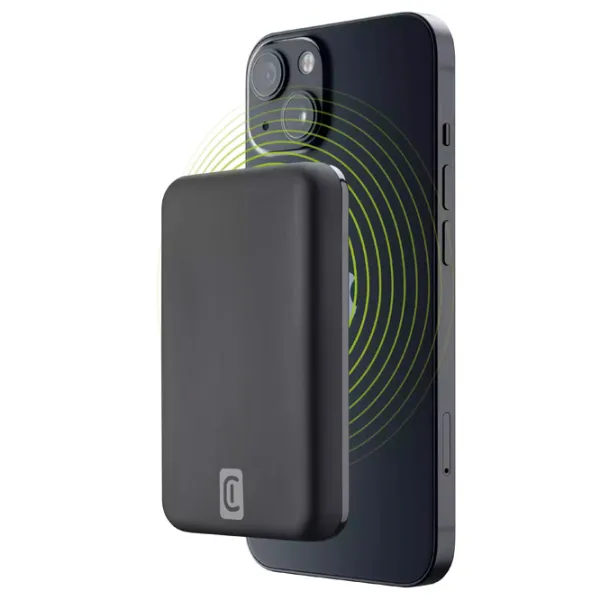 Power Bank Cellularline PBMAGSFCOL5000WIRK 5000 mAh/ Black photo 6