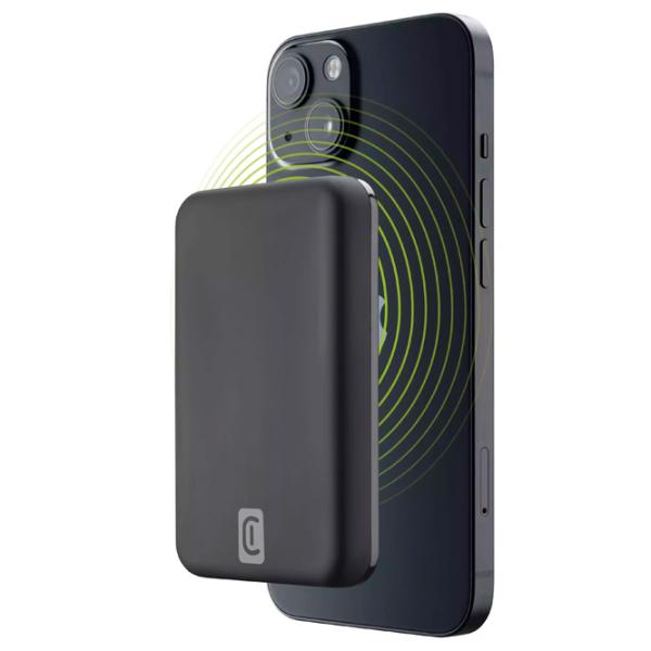 Power Bank Cellularline PBMAGSFCOL5000WIRK 5000 mAh/ Black photo 6
