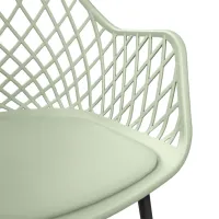 Scaun de bucătărie DecoPrim SL-7019 Piele artificială/ Green photo 6