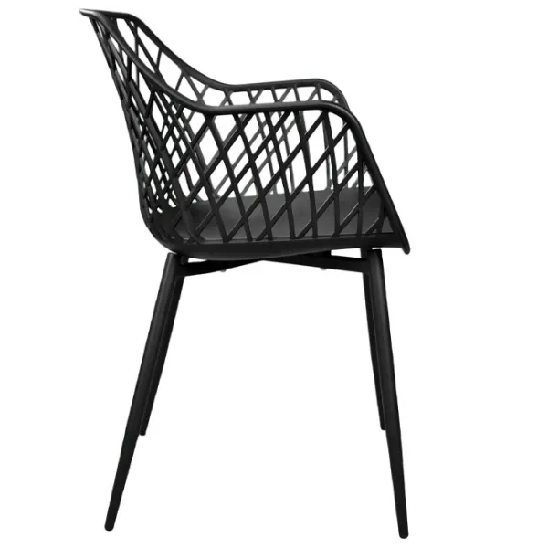 Scaun de bucătărie DecoPrim SL-7019 Plastic/ Black Black photo 3 Scaun de bucătărie DecoPrim SL-7019 Plastic/ Black Black photo 3