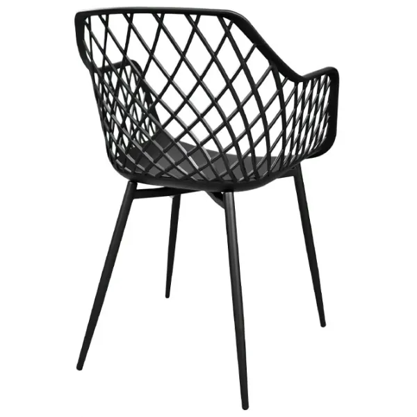 Scaun de bucătărie DecoPrim SL-7019 Plastic/ Black Black photo 4 Scaun de bucătărie DecoPrim SL-7019 Plastic/ Black Black photo 4