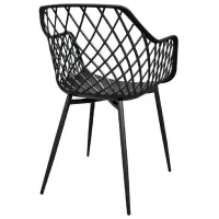 Scaun de bucătărie DecoPrim SL-7019 Plastic/ Black Black photo 4