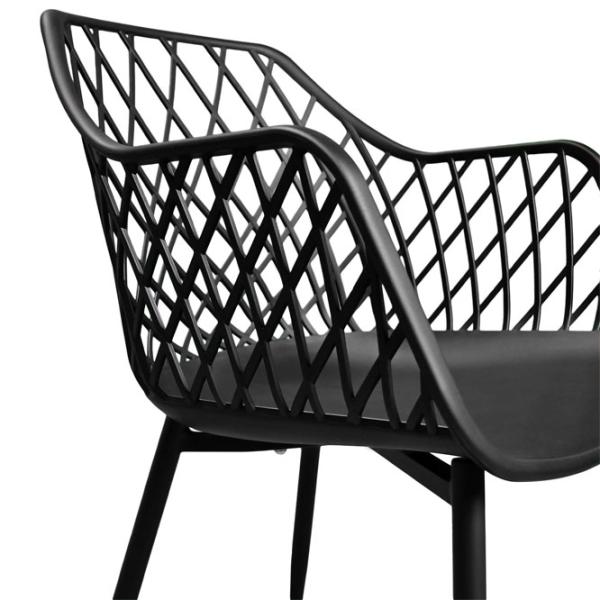 Scaun de bucătărie DecoPrim SL-7019 Plastic/ Black Black photo 5 Scaun de bucătărie DecoPrim SL-7019 Plastic/ Black Black photo 5