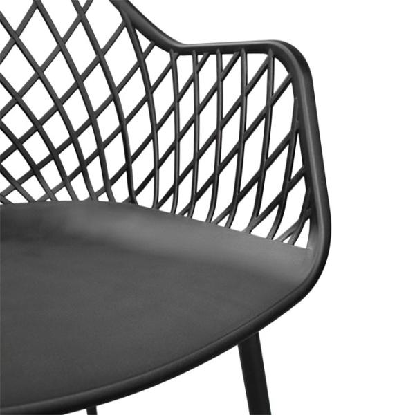 Scaun de bucătărie DecoPrim SL-7019 Plastic/ Black Black photo 6 Scaun de bucătărie DecoPrim SL-7019 Plastic/ Black Black photo 6