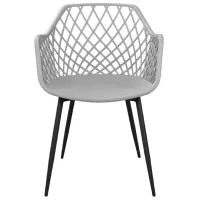 Scaun de bucătărie DecoPrim SL-7019 Plastic/ Gray Black photo 2