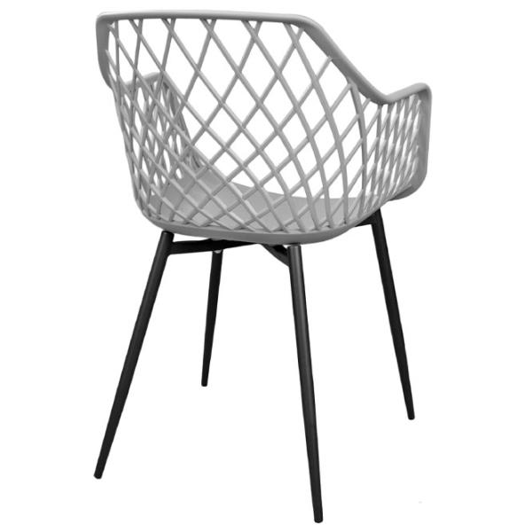 Scaun de bucătărie DecoPrim SL-7019 Plastic/ Gray Black photo 4