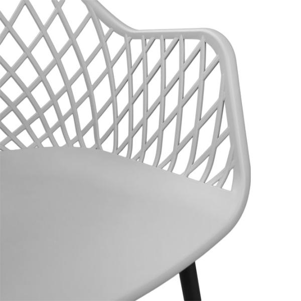 Scaun de bucătărie DecoPrim SL-7019 Plastic/ Gray Black photo 6