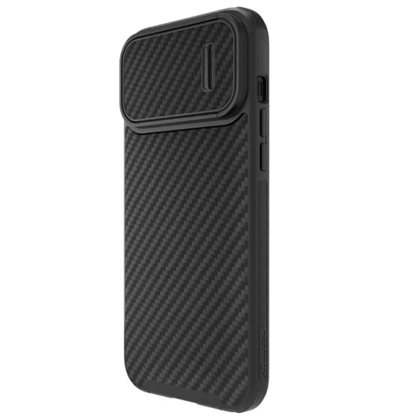Husă pentru smartphone Apple iPhone 14 Pro Max Nillkin/ Back/ PC/ Carbon Black photo 3