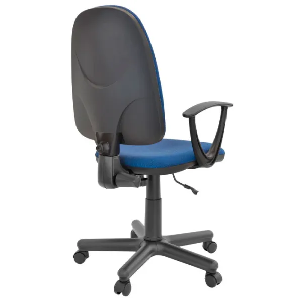 Офисный стул DecoPrim PRESTIGE C-24 Ткань/ Синий Черный photo 2 Офисный стул DecoPrim PRESTIGE C-24 Ткань/ Синий Черный photo 2