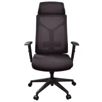 Fotoliu de birou DecoPrim KB-615 Plasă acrilică/ Black photo 2