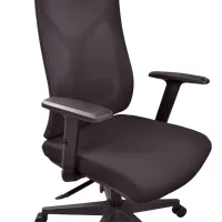 Fotoliu de birou DecoPrim KB-615 Plasă acrilică/ Black photo 5