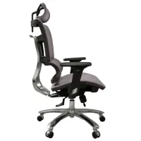 Fotoliu de birou DecoPrim KB-023 Plasă acrilică/ Gray photo 3