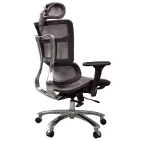 Fotoliu de birou DecoPrim KB-023 Plasă acrilică/ Gray photo 4