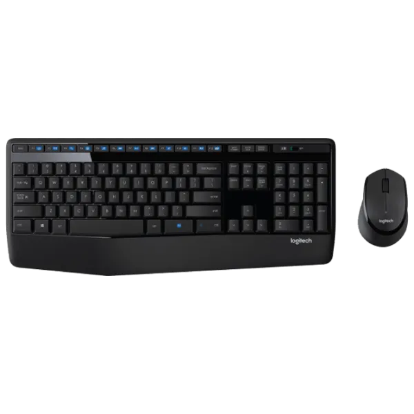 Клавиатура и Мышь Logitech MK345 US Беспроводные/ Черный photo 2