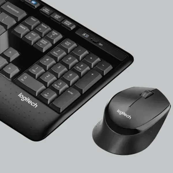 Клавиатура и Мышь Logitech MK345 US Беспроводные/ Черный photo 7