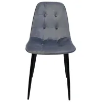 Scaun de bucătărie DecoPrim M-01-3 HLR-23 Catifea/ Gray photo 4