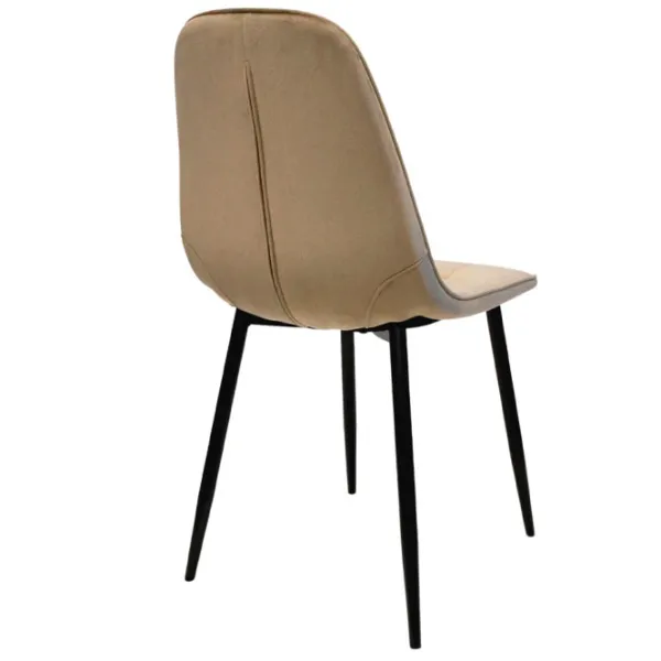 Scaun de bucătărie DecoPrim M-01-3 HLR-8 Velvet/ Cappucino photo 2