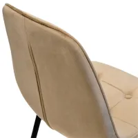 Scaun de bucătărie DecoPrim M-01-3 HLR-8 Velvet/ Cappucino photo 6