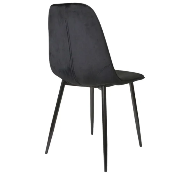 Кухонный стул DecoPrim M-01-3 HLR-66 Бархат/ Черный photo 2 Кухонный стул DecoPrim M-01-3 HLR-66 Бархат/ Черный photo 2