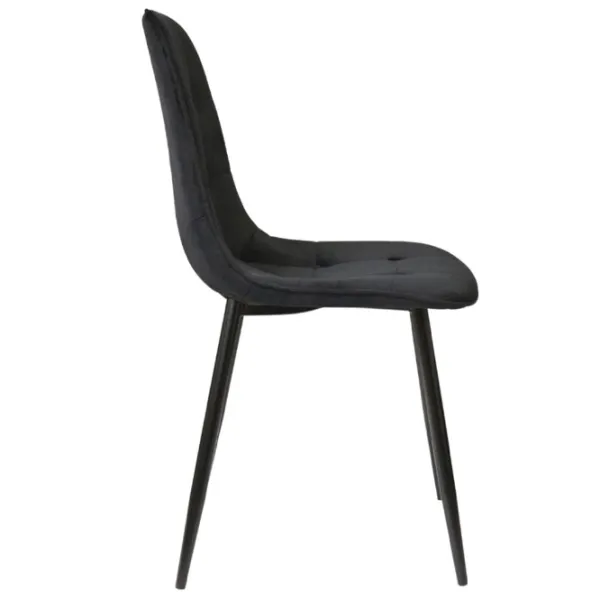 Кухонный стул DecoPrim M-01-3 HLR-66 Бархат/ Черный photo 3 Кухонный стул DecoPrim M-01-3 HLR-66 Бархат/ Черный photo 3