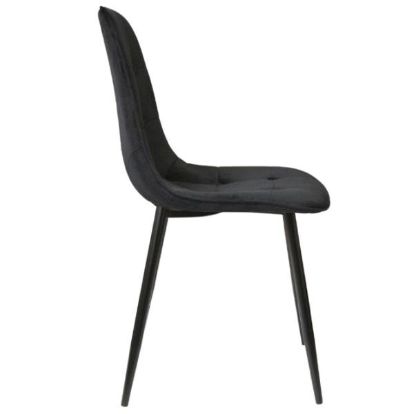 Кухонный стул DecoPrim M-01-3 HLR-66 Бархат/ Черный photo 3 Кухонный стул DecoPrim M-01-3 HLR-66 Бархат/ Черный photo 3