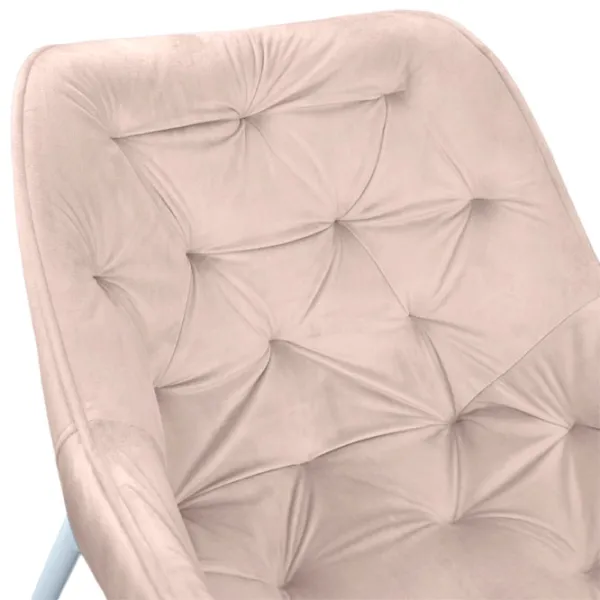 Кухонный стул DecoPrim Lotus Бархат/ Капучино Белый photo 6 Кухонный стул DecoPrim Lotus Бархат/ Капучино Белый photo 6