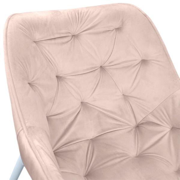 Кухонный стул DecoPrim Lotus Бархат/ Капучино Белый photo 6 Кухонный стул DecoPrim Lotus Бархат/ Капучино Белый photo 6