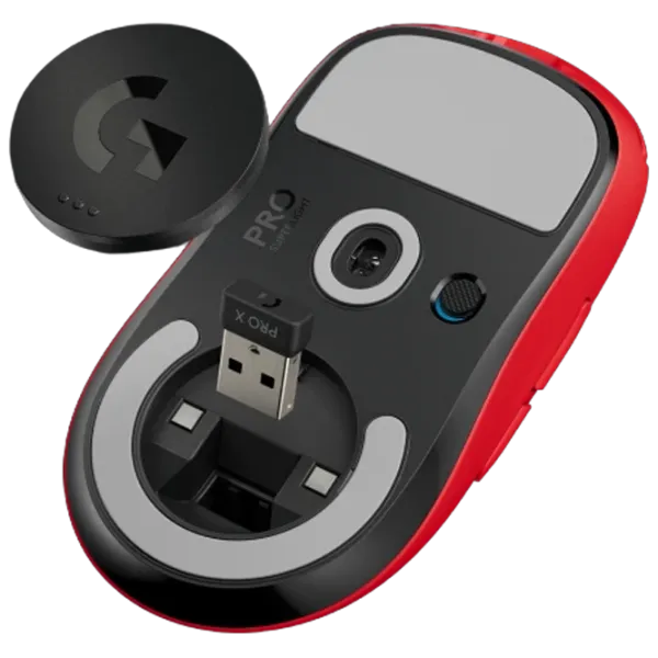 Мышь Logitech PRO X Superlight Bluetooth, USB/ Красный photo 8