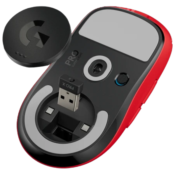 Мышь Logitech PRO X Superlight Bluetooth, USB/ Красный photo 8