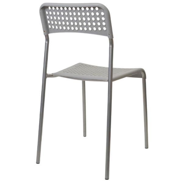 Scaun de bucătărie DecoPrim E-055 Plastic/ Gray  photo 2 Scaun de bucătărie DecoPrim E-055 Plastic/ Gray  photo 2