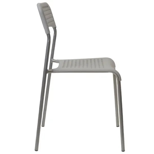 Scaun de bucătărie DecoPrim E-055 Plastic/ Gray  photo 3 Scaun de bucătărie DecoPrim E-055 Plastic/ Gray  photo 3