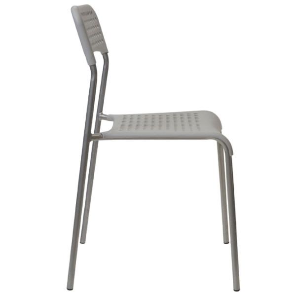 Scaun de bucătărie DecoPrim E-055 Plastic/ Gray  photo 3 Scaun de bucătărie DecoPrim E-055 Plastic/ Gray  photo 3